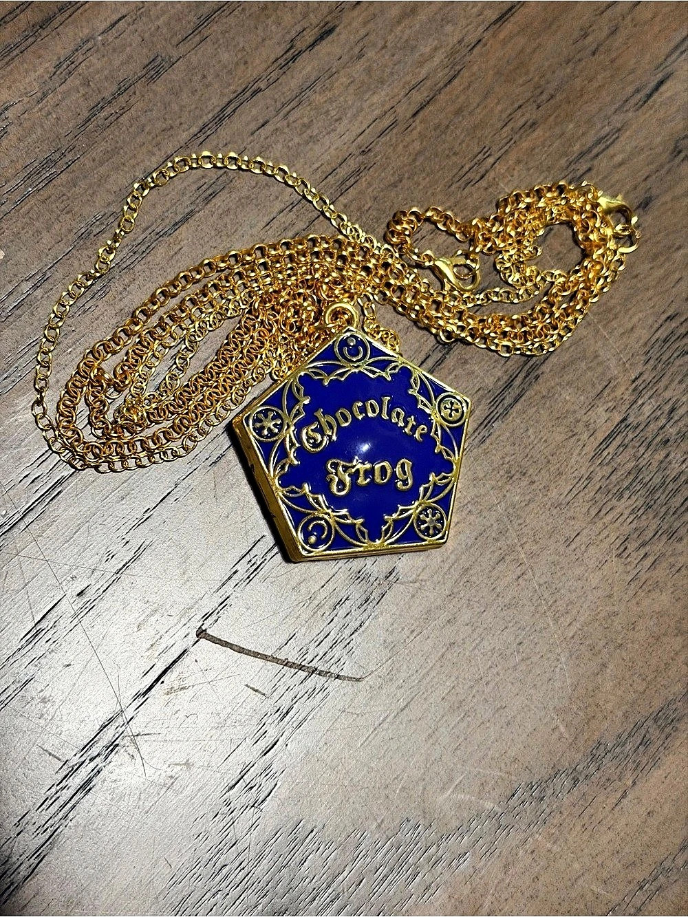 G Crew Harry Potter Chocolate Frog Locket Necklace Frog Pendant Necklace
